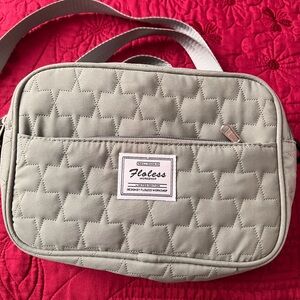 Lole Quilted Beige Crossbody Bag